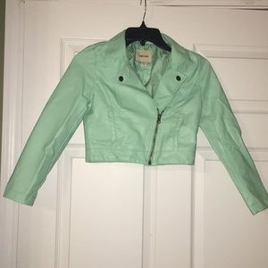 Girls leather jacket